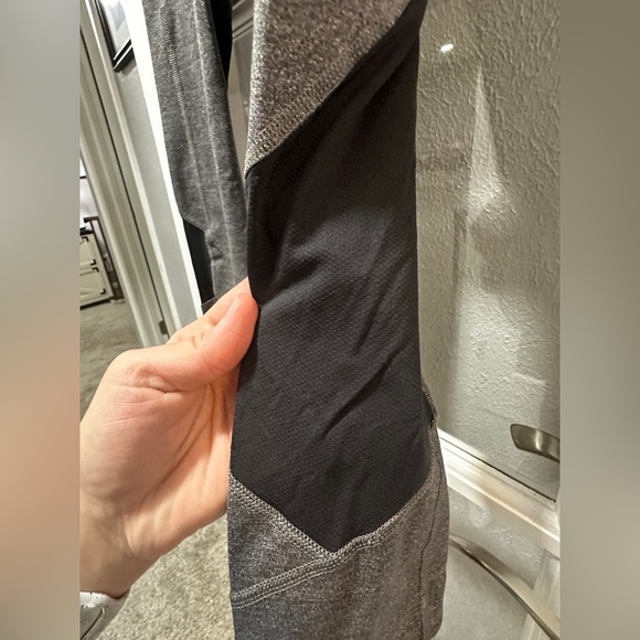 Lululemon Pace Rival Crop Heathered Black/Heathered Slate - Picture 11 of 16